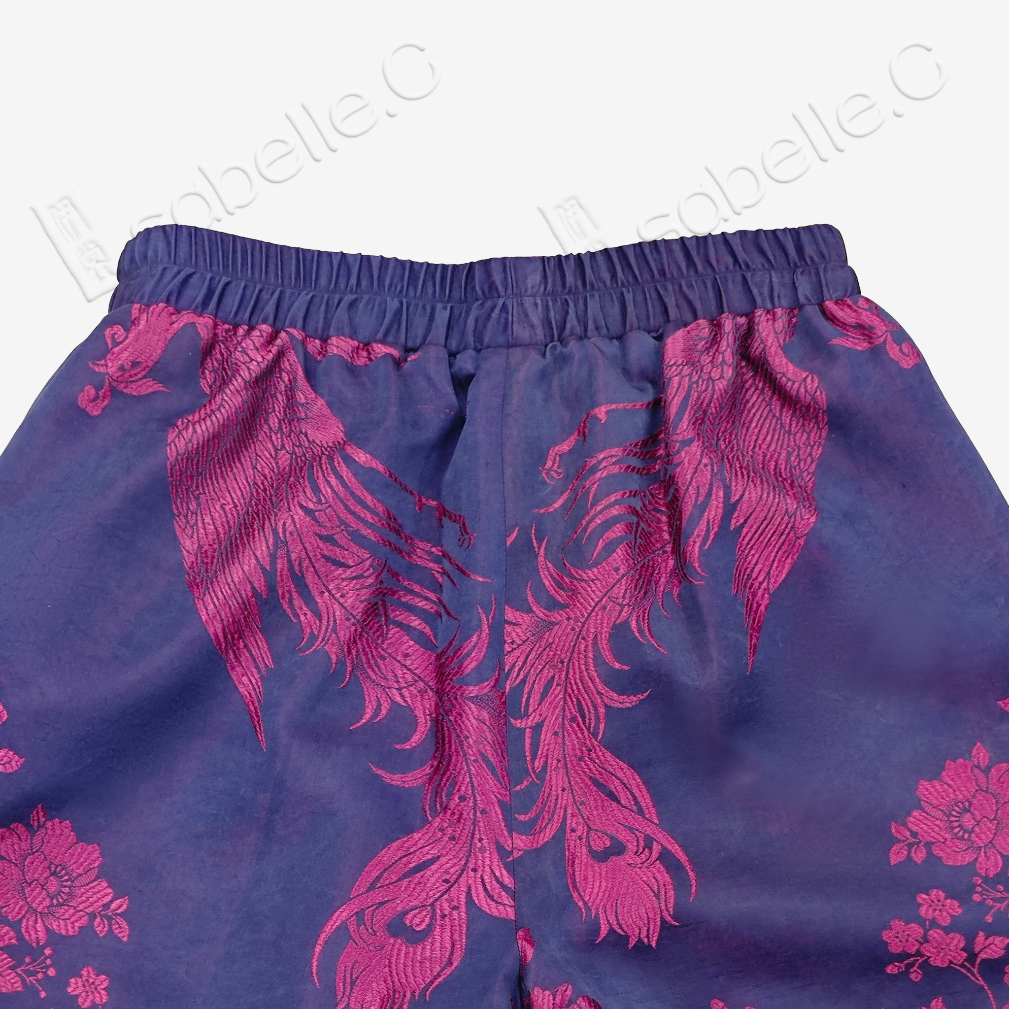 Vintage Silk Jacquard Sleeveless Vest Set