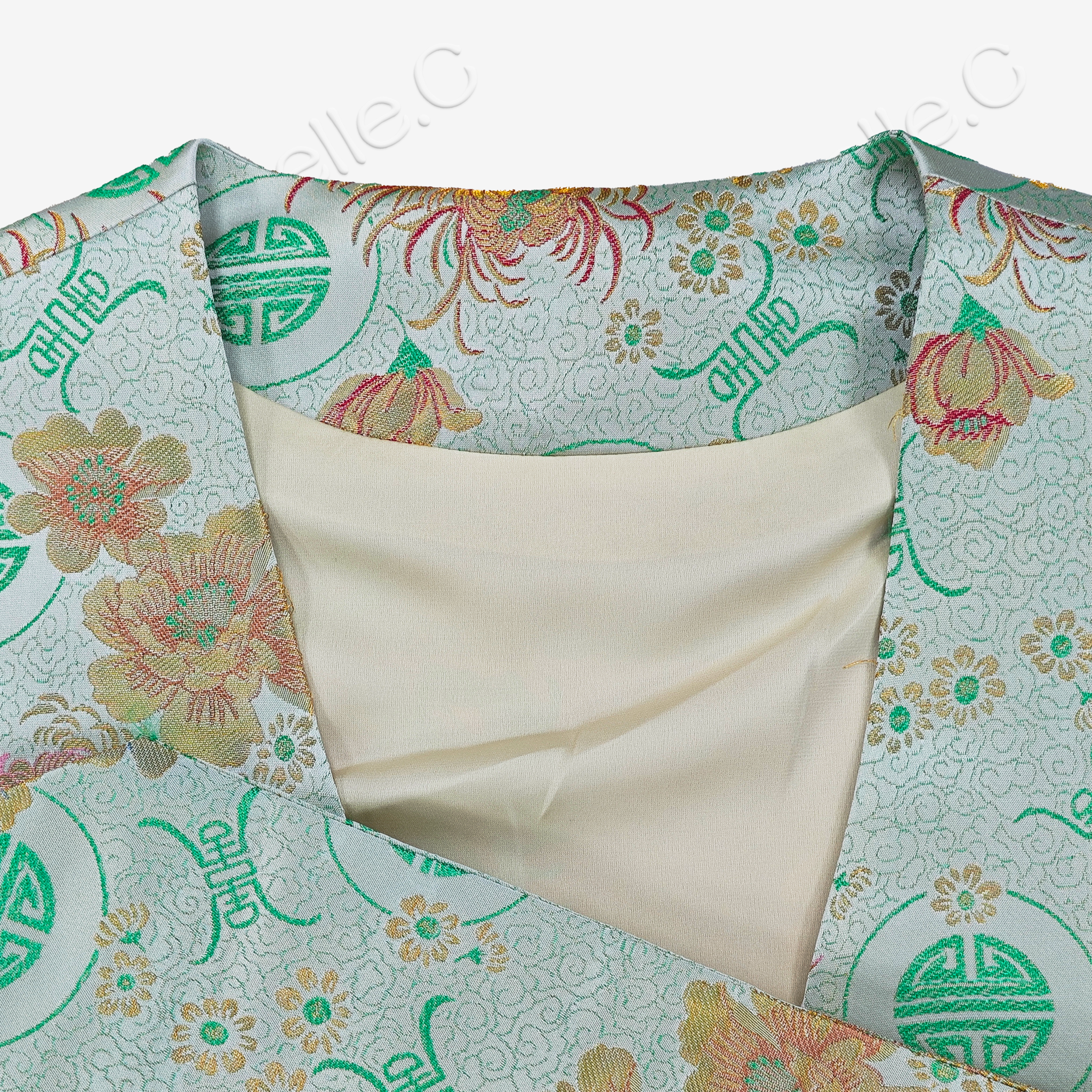 Song Brocade Vest&Shorts Set