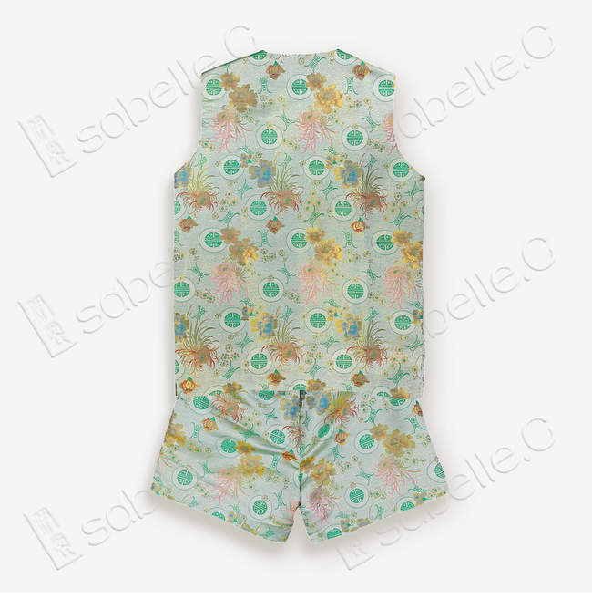 Song Brocade Vest&Shorts Set