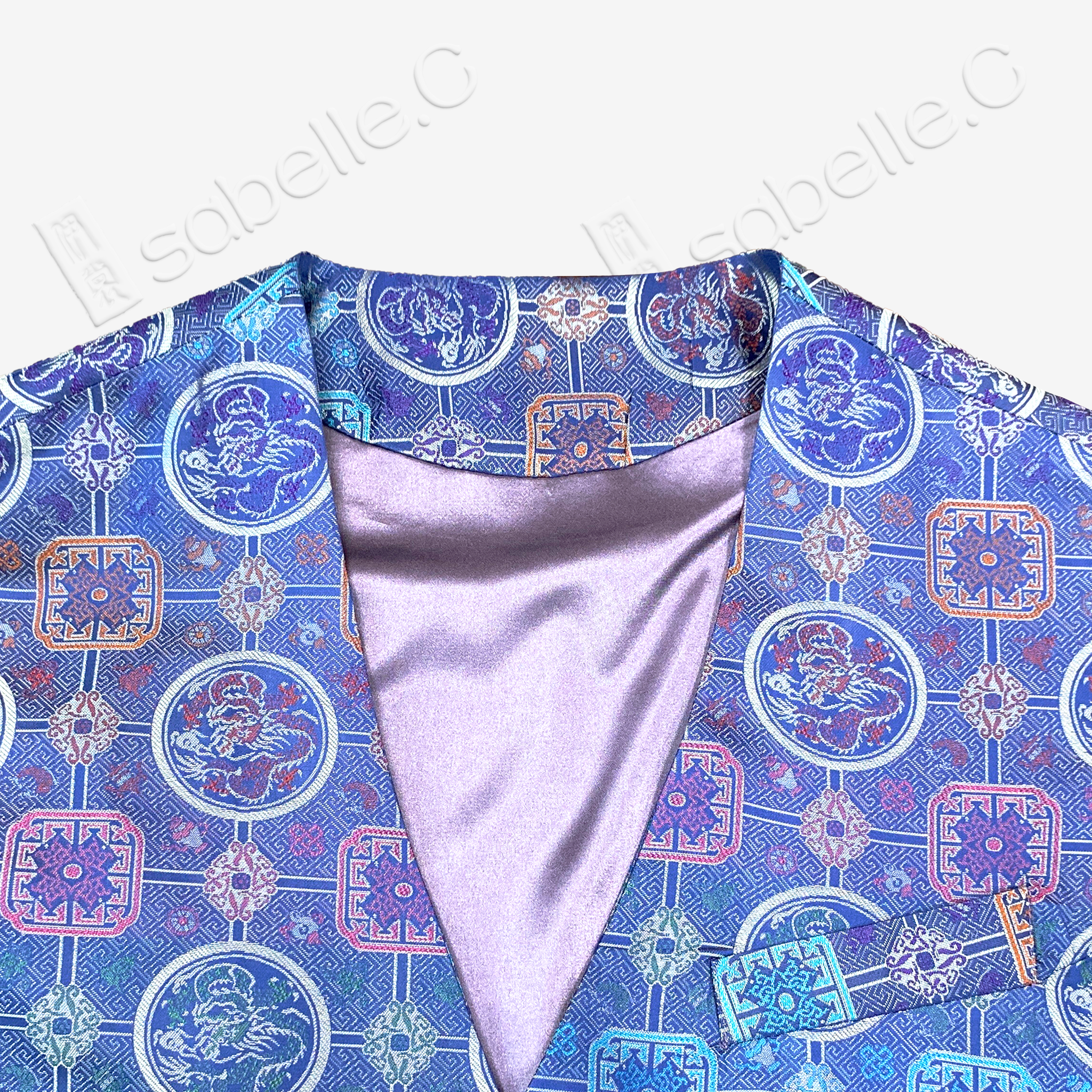 Song Brocade Vest&Shorts Set