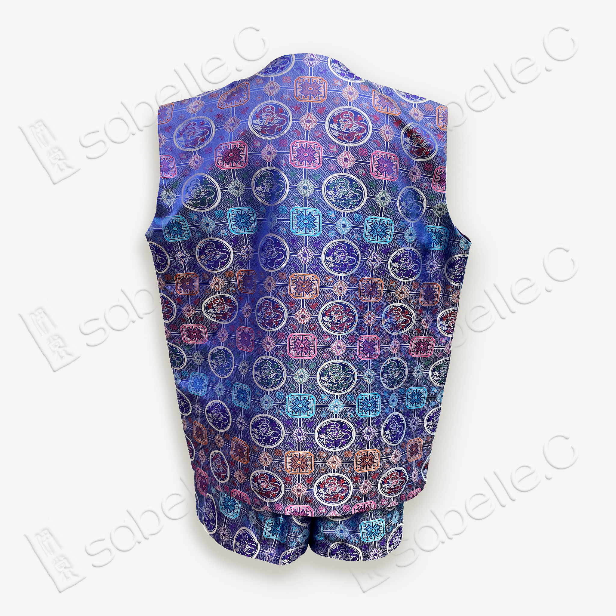 Song Brocade Vest&Shorts Set