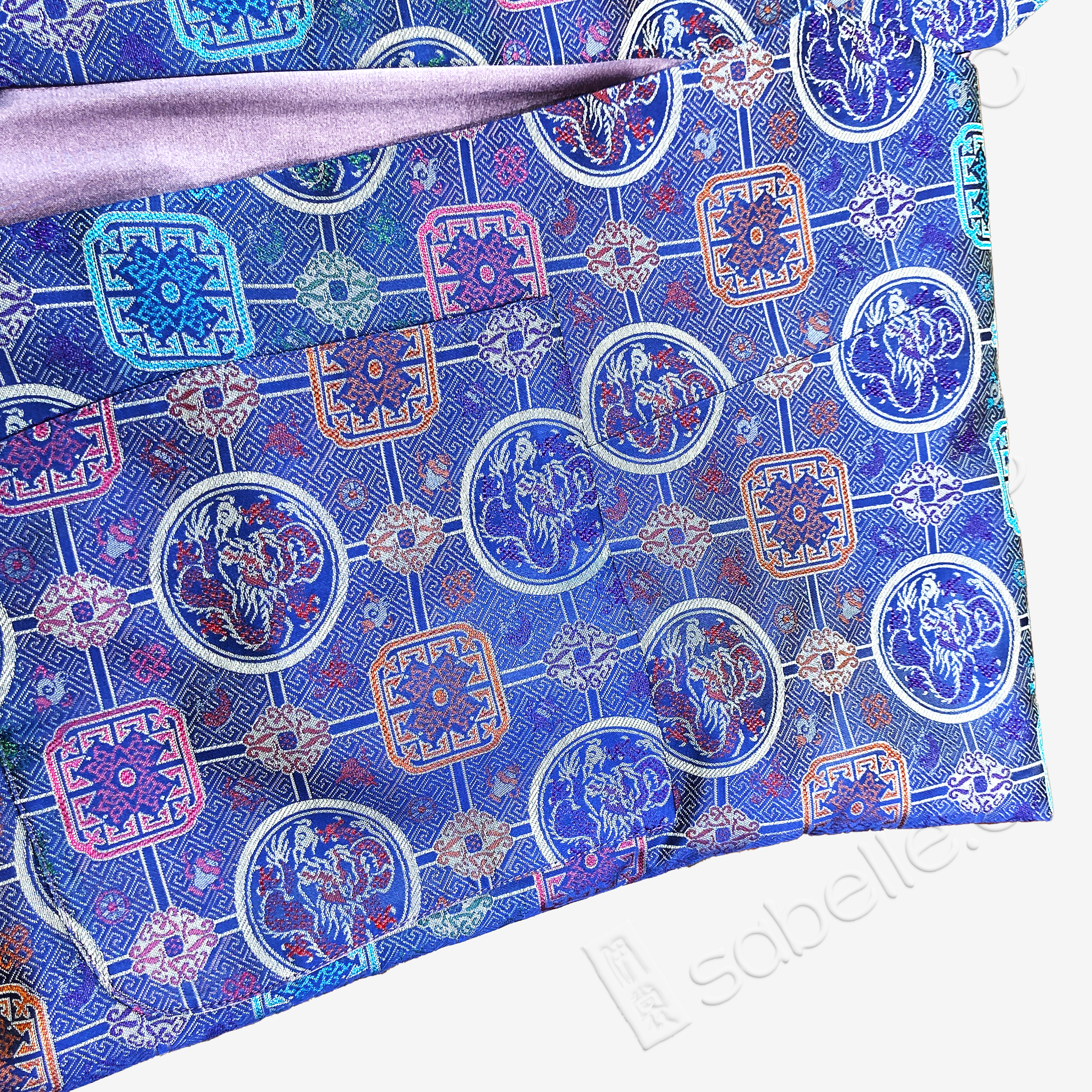 Song Brocade Vest&Shorts Set