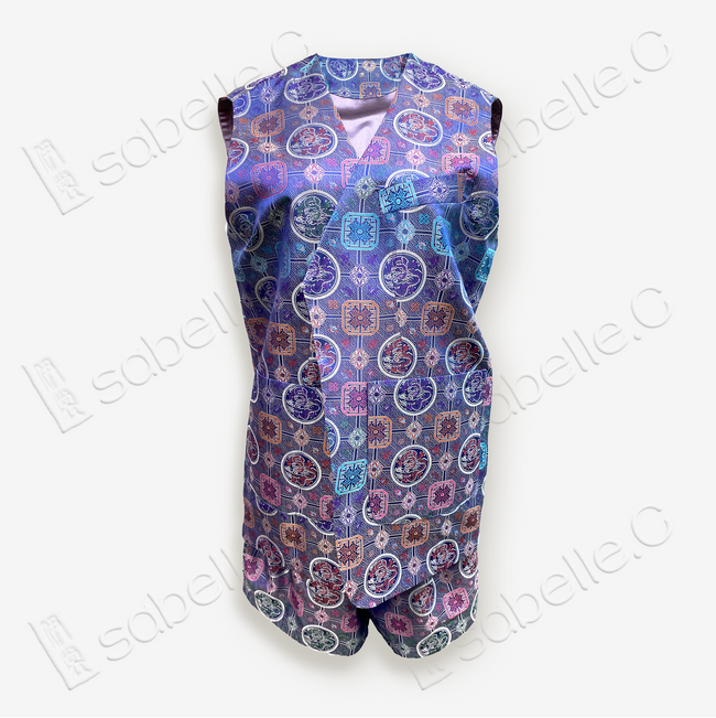 Song Brocade Vest&Shorts Set