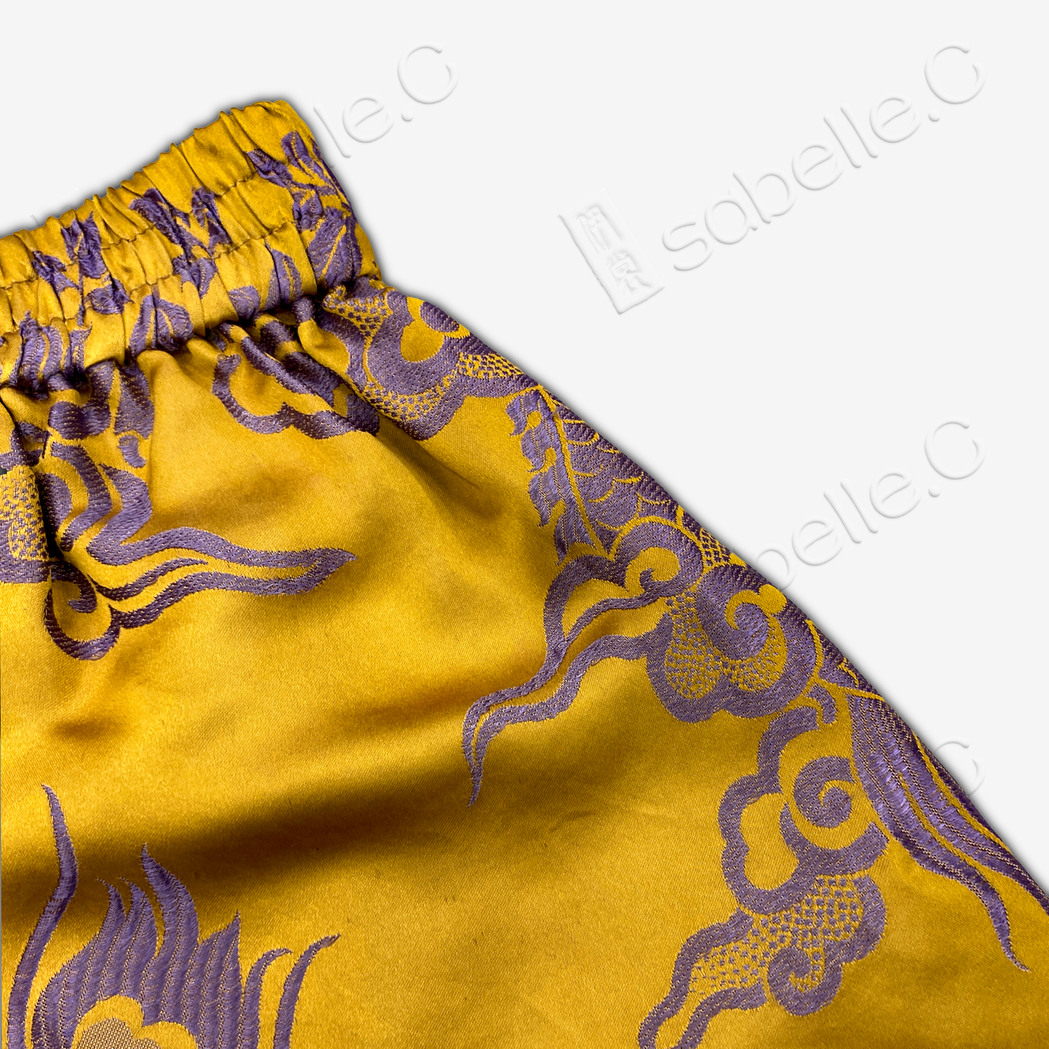 Silk Phoenix Pattern Shorts