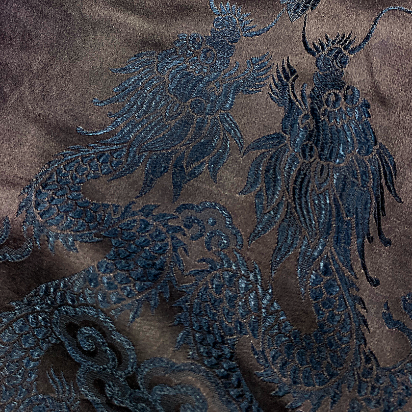 Silk Dragon Pattern Shorts