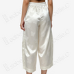 Luxury Silk Cropped Trousers