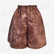 Floral Silk Elastic Wide-Leg Shorts - 檀紋真絲短褲