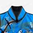 Chinese Suzhou Embroidery Stand-up Collar Qipao with Kesi Craft