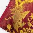Crimson Dragon Phoenix Vintage Silk Top - 龍鳳呈祥古董真絲老緞上衣