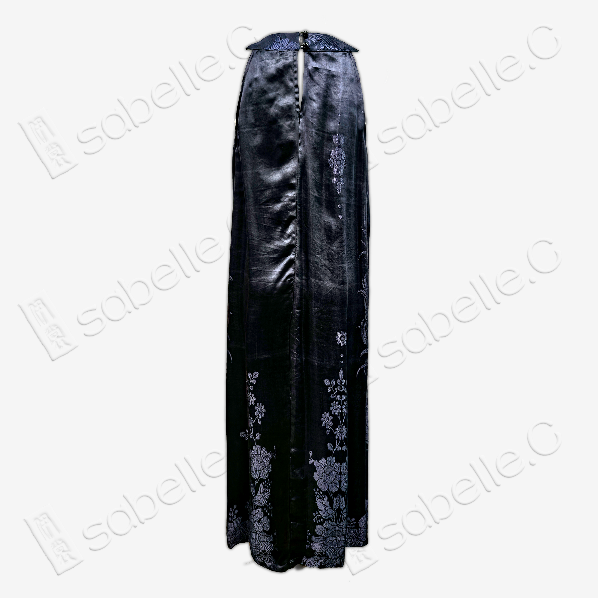 Vintage Silk Halterneck Dress