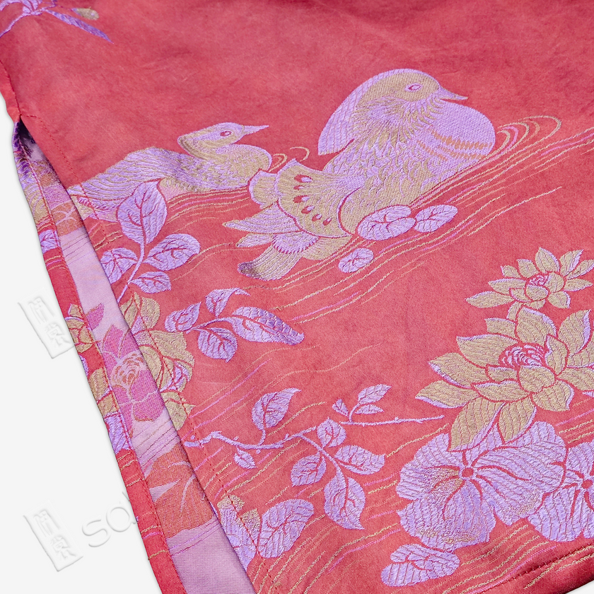 Halter-neck Silk Dress