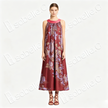 Heritage Silk Halter Dress Series - 「古韵」古董真絲老緞掛脖裙