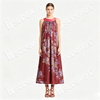 Heritage Silk Halter Dress Series - 「古韵」古董真絲老緞掛脖裙