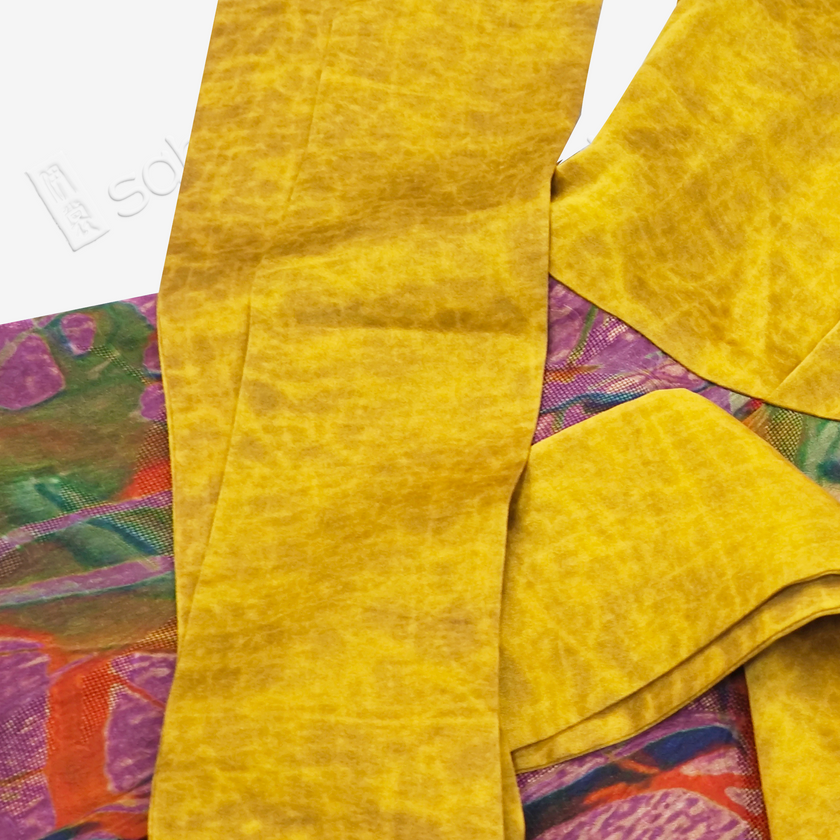 Neo-Chinese Patchwork Long Dress