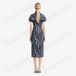 Misty Blue Stone Texture Denim Qipao - 「青嵐石紋」牛仔旗袍
