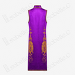Violet Lotus Vintage Silk Satin Qipao - 金荷鴛鴦古董真絲老緞旗袍