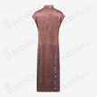 Sandalwood Glow Purple Phoenix Antique Silk Satin Qipao - 「檀霞紫鳳」古董真絲面料旗袍