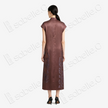 Sandalwood Glow Purple Phoenix Antique Silk Satin Qipao - 「檀霞紫鳳」古董真絲面料旗袍