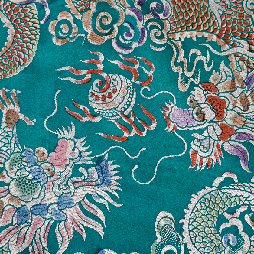 Vintage Silk Brocade Tunic Dress Collection - 古董真絲老緞裙裝系列