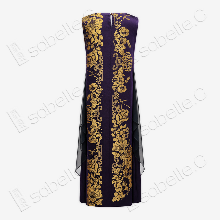 Vintage Silk Brocade Tunic Dress Collection - 古董真絲老緞裙裝系列