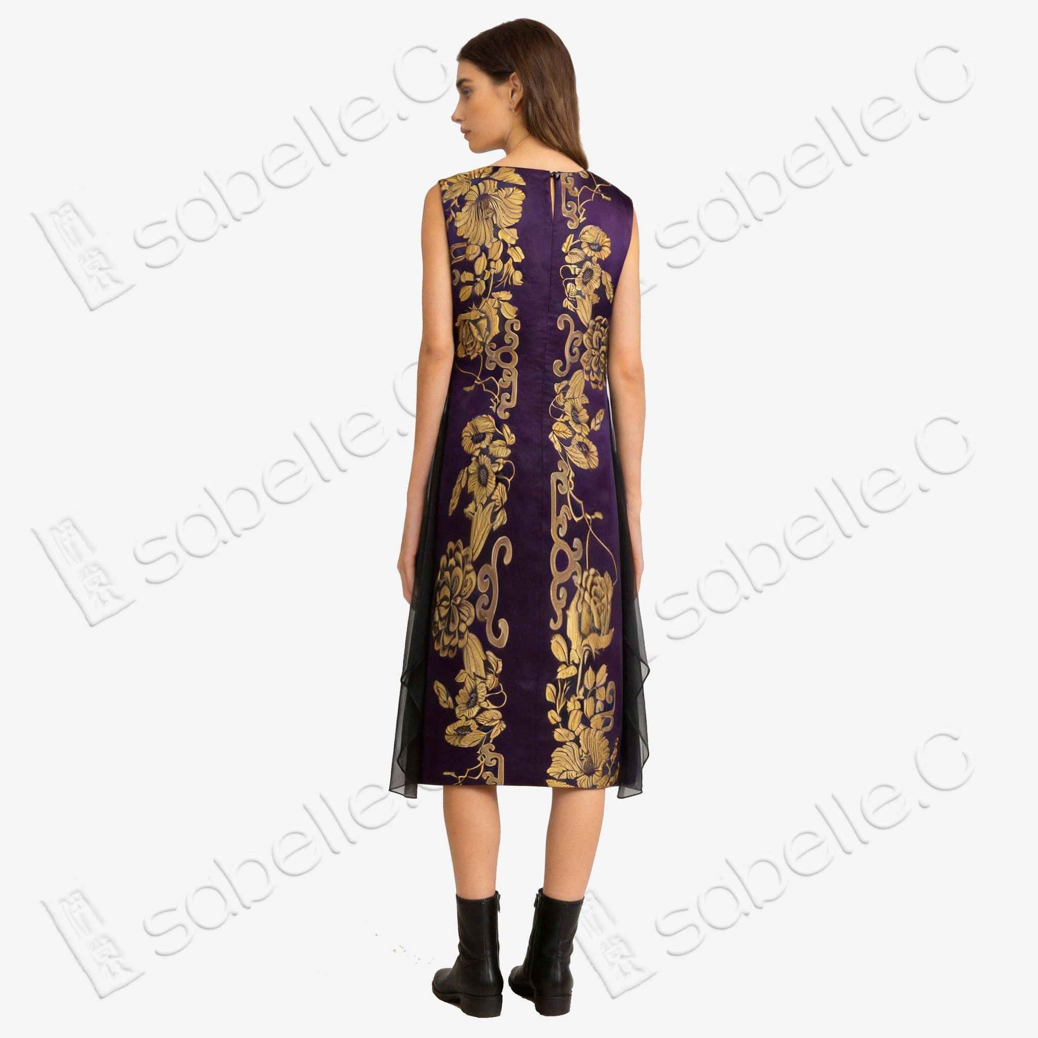 Vintage Silk Brocade Tunic Dress Collection - 古董真絲老緞裙裝系列