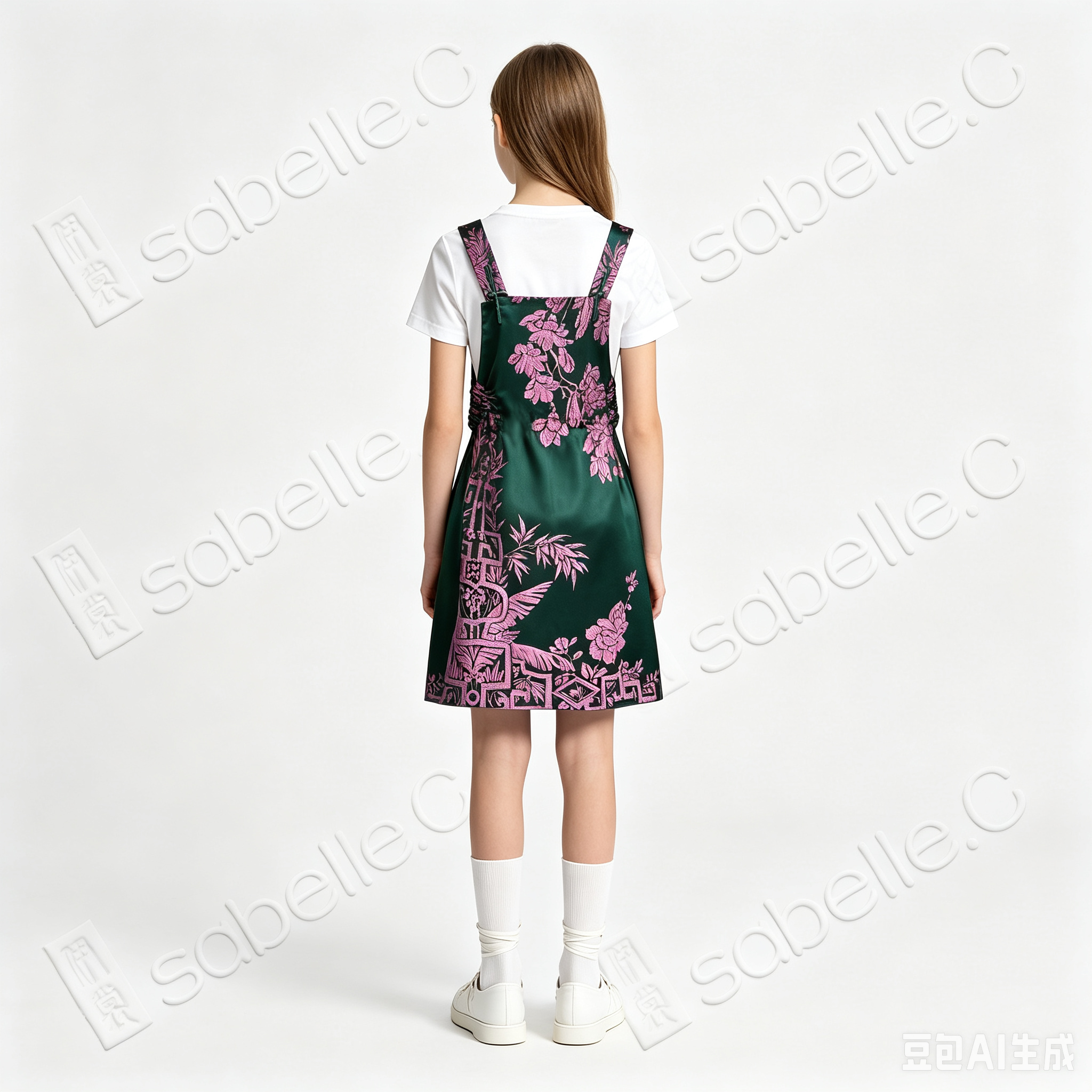Vintage Silk Dress - 古董真絲面料吊帶裙