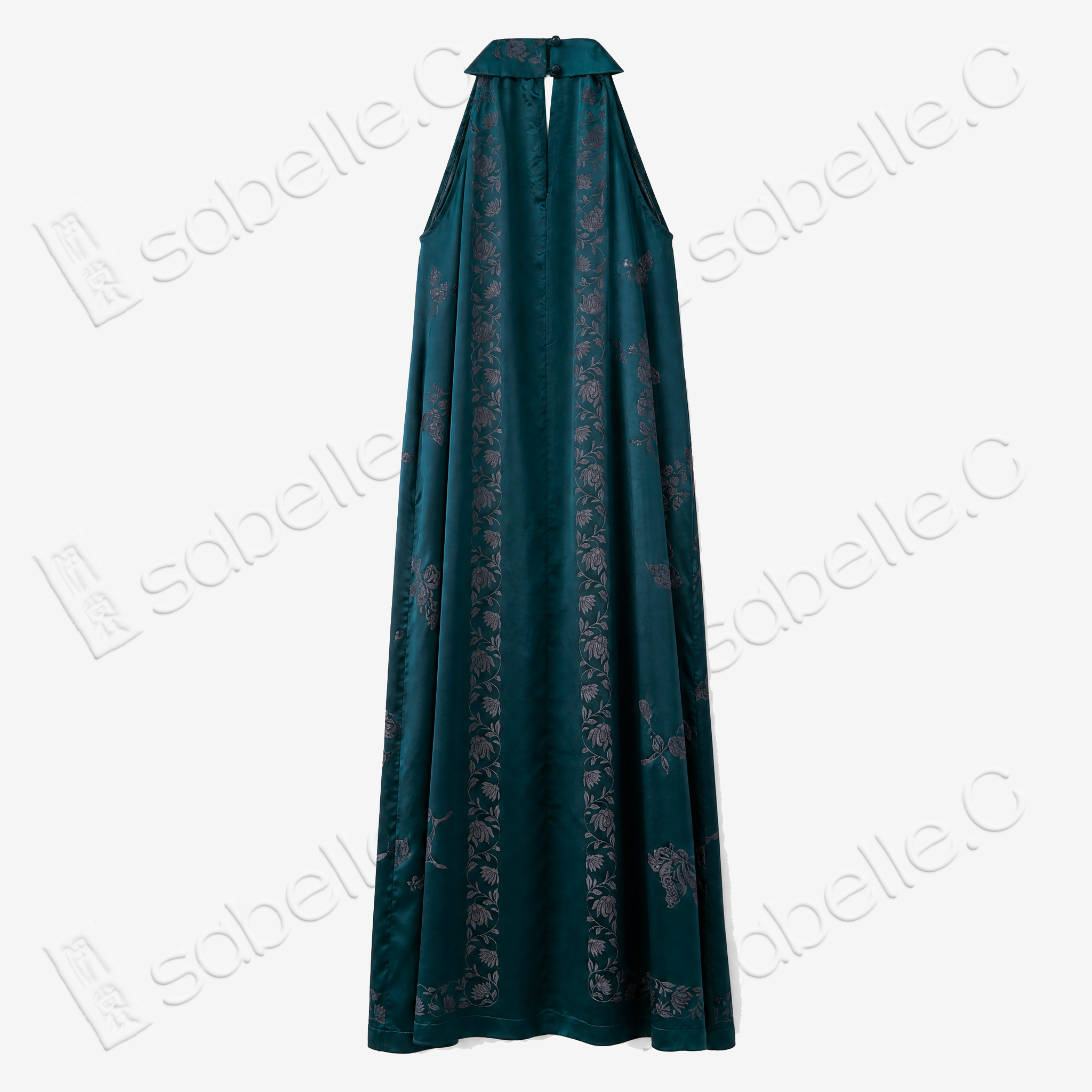 Heritage Silk Halter Dress Series - 「古韵」古董真絲老緞掛脖裙