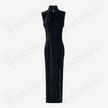 Velvet Beaded Long Qipao - 絲絨釘珠長旗袍
