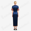 Miao Border Pattern Silk Long Qipao - 苗疆紋真絲長旗袍