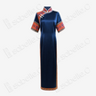 Miao Border Pattern Silk Long Qipao - 苗疆紋真絲長旗袍