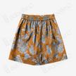 Amber Silver Phoenix Vintage Silk Skirt - 焦糖鳳凰紋古董真絲老緞裙褲