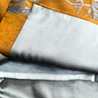 Amber Silver Phoenix Vintage Silk Skirt - 焦糖鳳凰紋古董真絲老緞裙褲