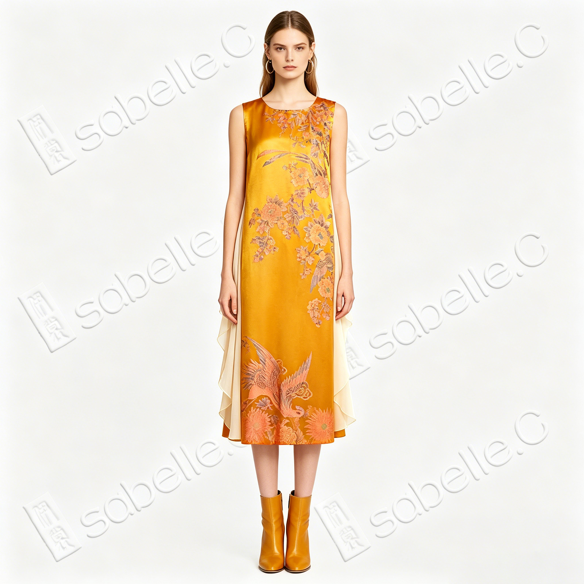 Vintage Silk Brocade Tunic Dress Collection - 古董真絲老緞裙裝系列