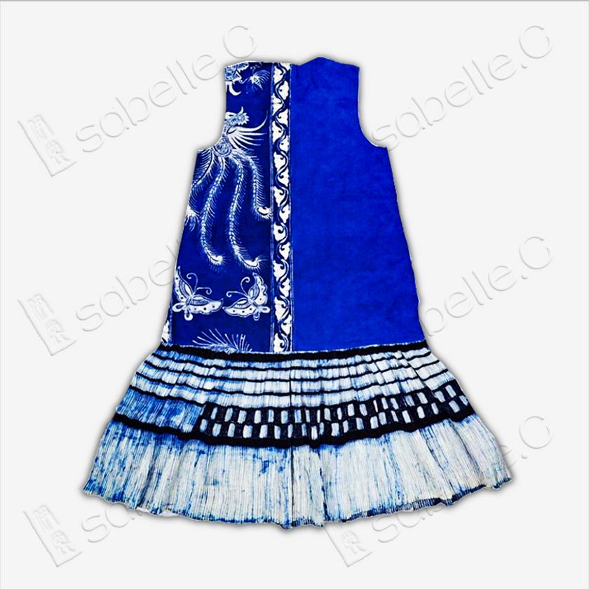 Soybean-dyeing Embroidered Dress