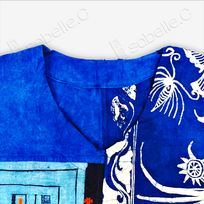 Soybean-dyeing Embroidered Dress