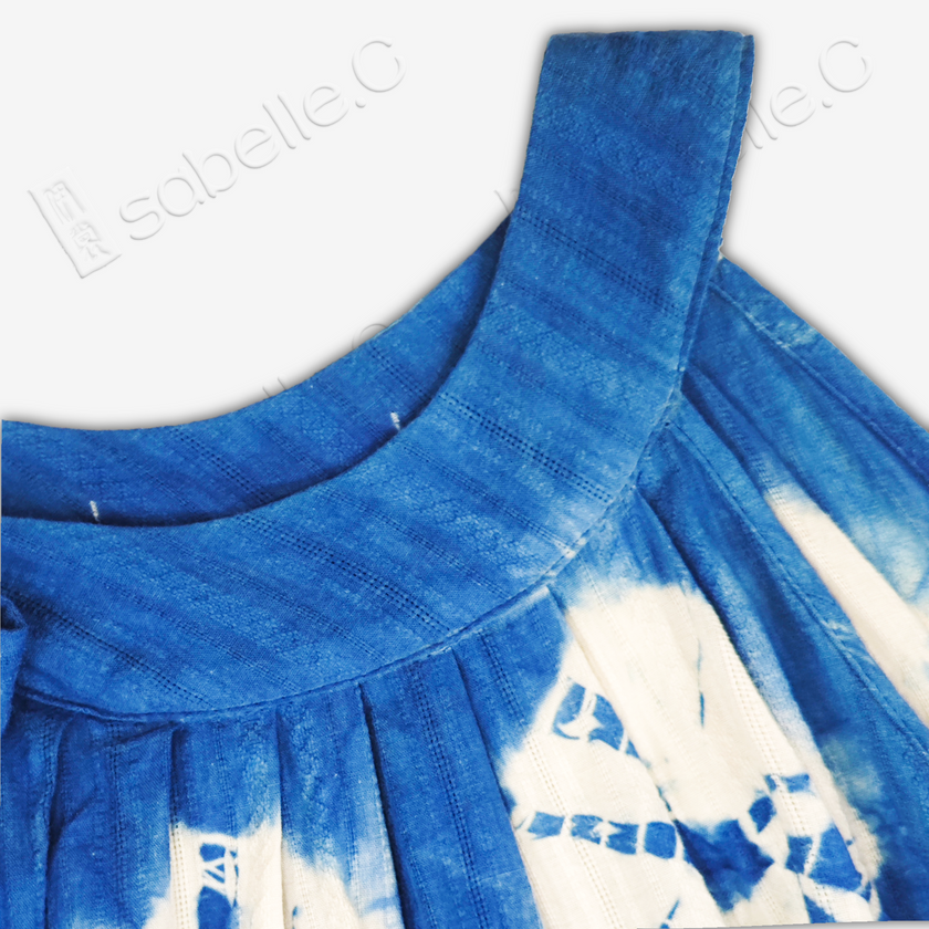 Soybean-dyeing Halterneck Dress