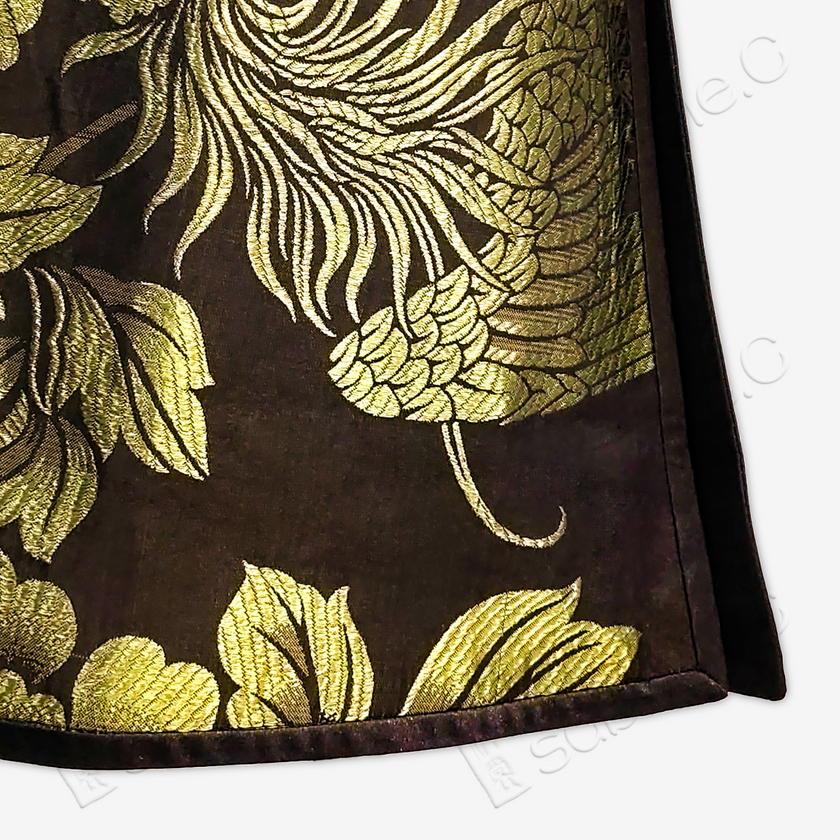 Vintage Brocade Silk Sleeveless Qipao Dress