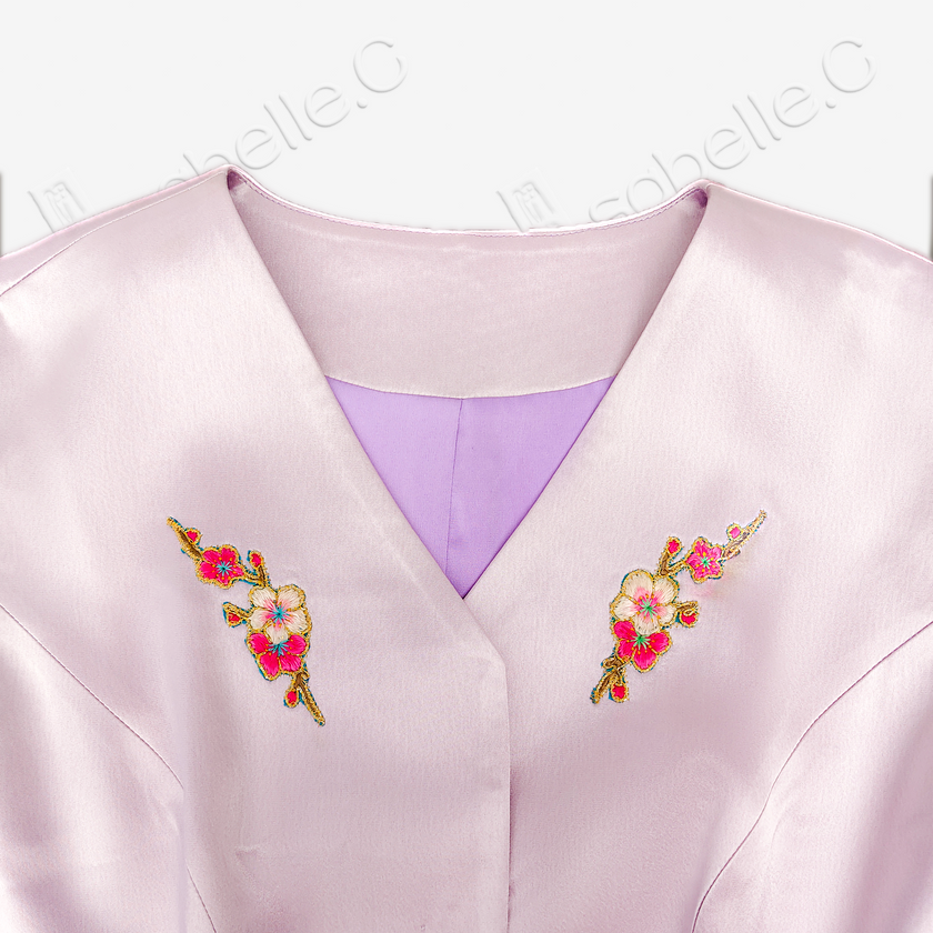 Heavy Silk Vintage Embroidery Set