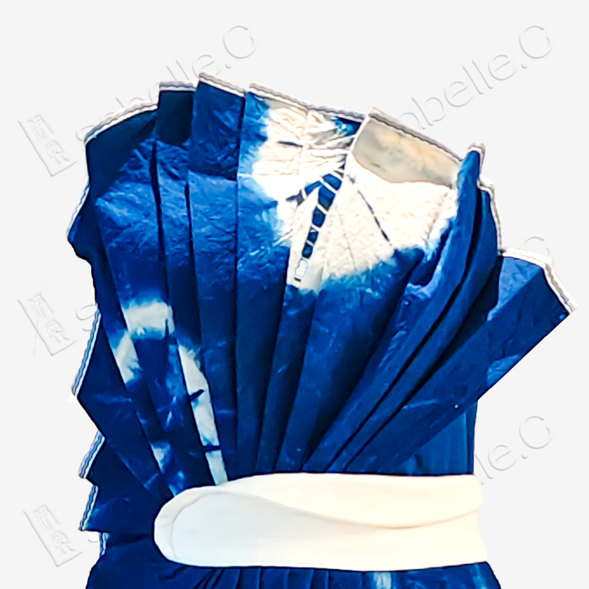 Tie-Dye Gradient Evening Maxi Dress