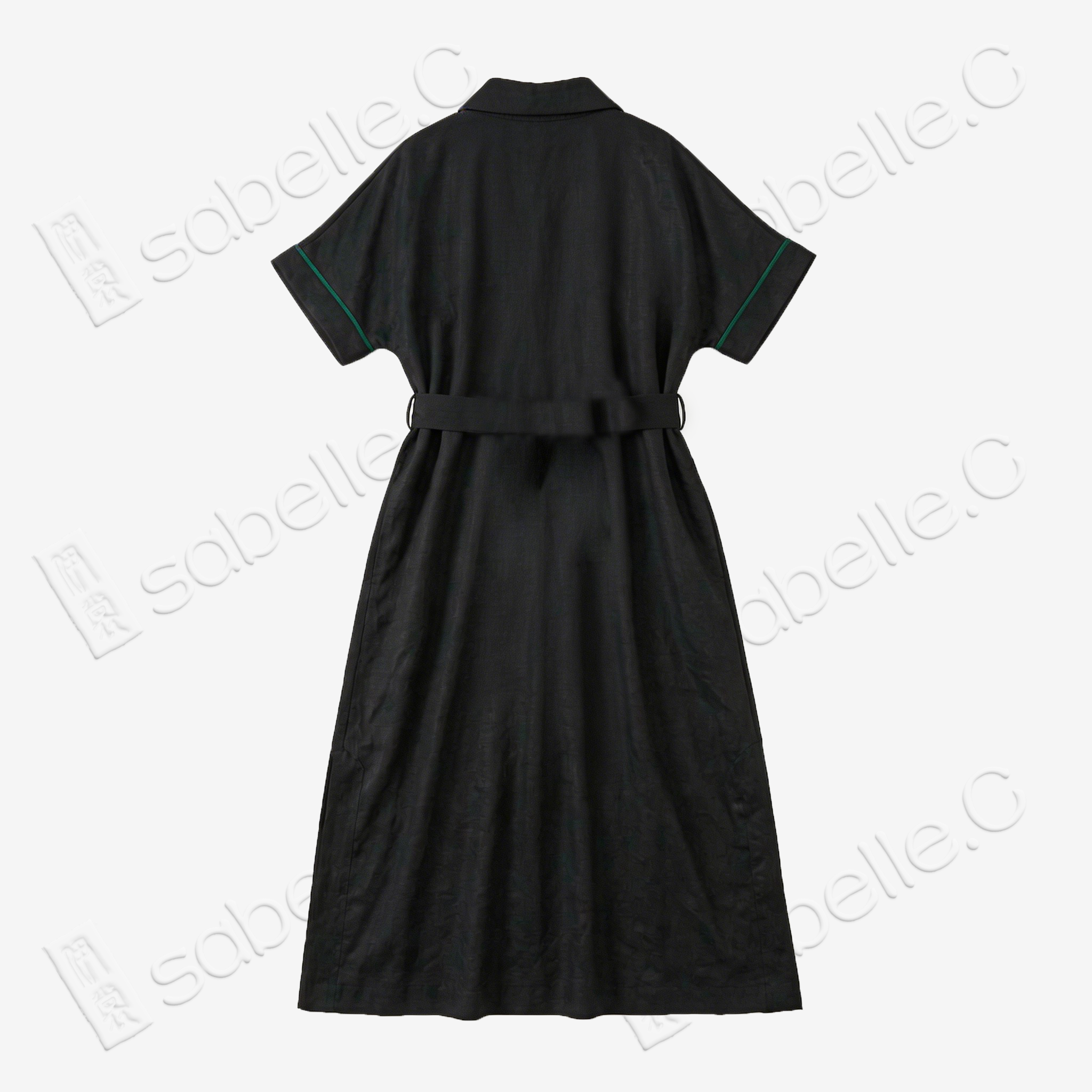 Reversible Turtle Crack Gambiered Canton Silk V-Neck Maxi Dress