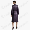 Leather-like Gambiered Canton Silk Dress - 皮子料香雲紗長裙