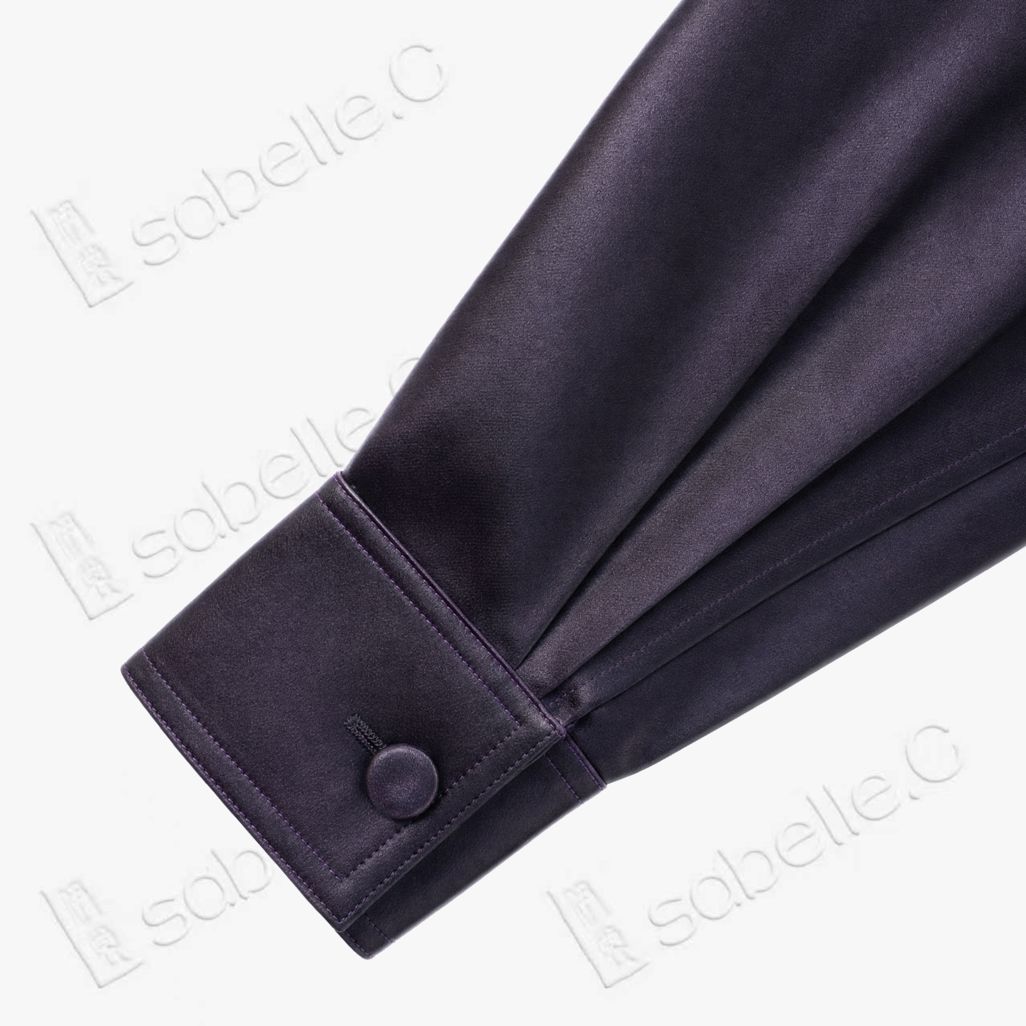 Leather-like Gambiered Canton Silk Dress - 皮子料香雲紗長裙