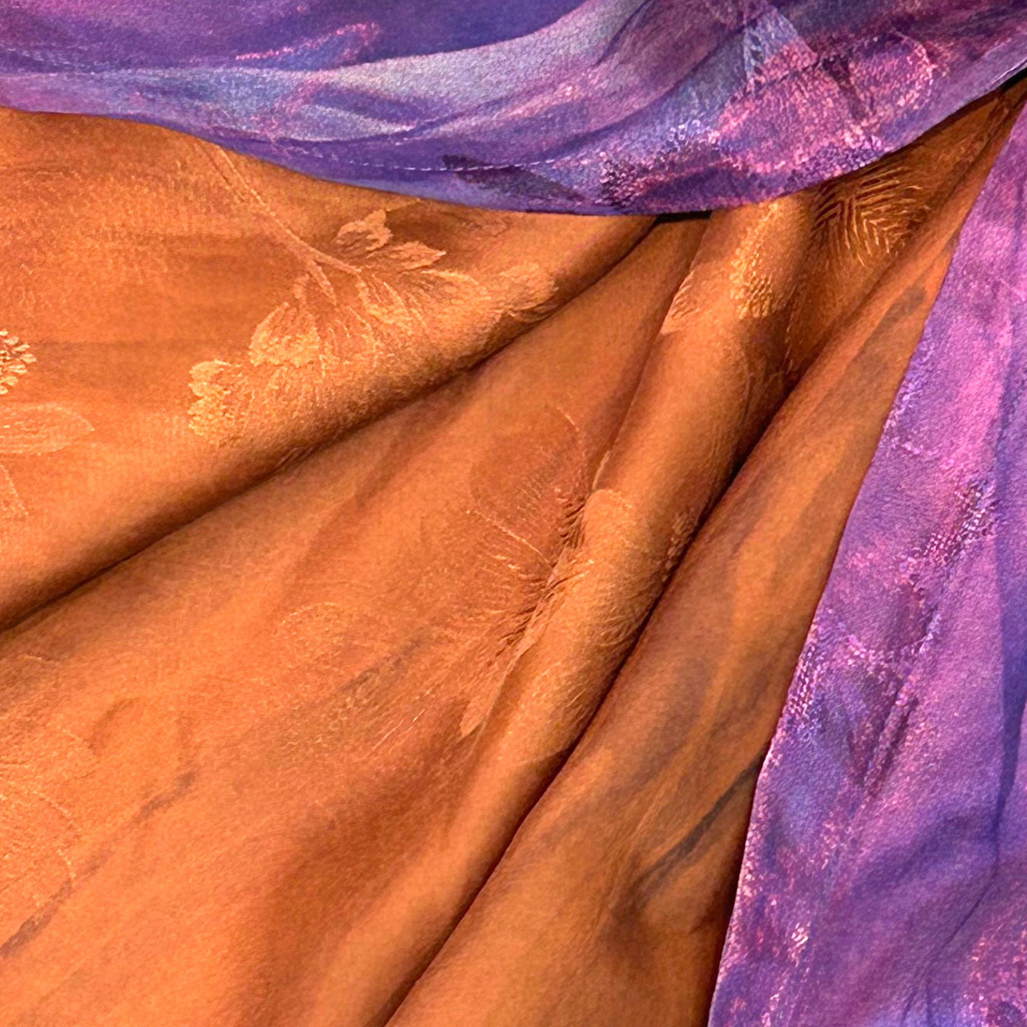 Gambiered Canton Silk Qipao