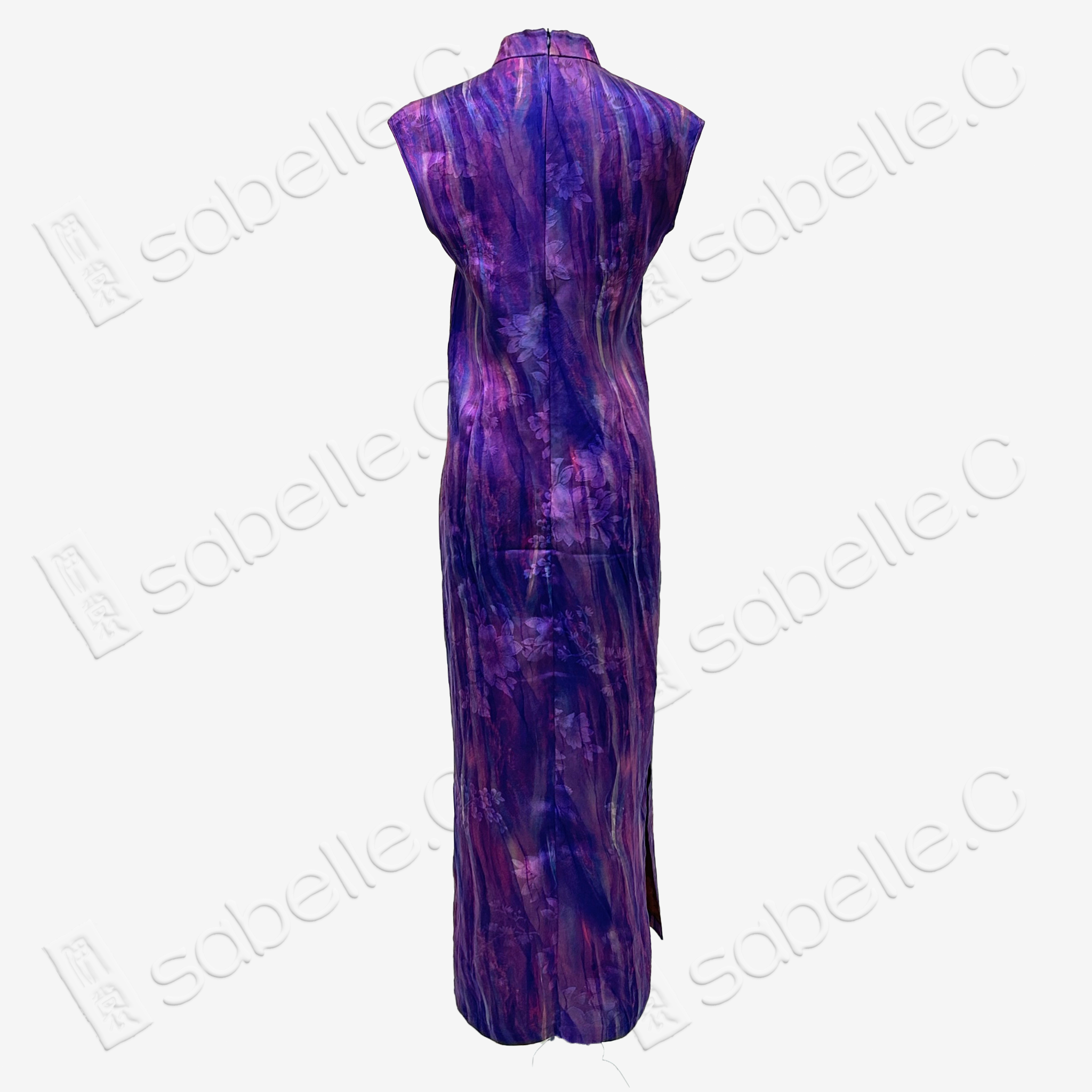 Gambiered Canton Silk Qipao