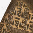 Jet Black Gilded Border Gambiered Canton Silk Set - 「玄綺金緣」香雲紗套裝