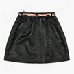 Gambiered Canton Silk Mini Skirt