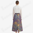 Song Brocade High-Waist Skirt (Elastic Waist)
