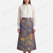 Song Brocade High-Waist Skirt (Elastic Waist)
