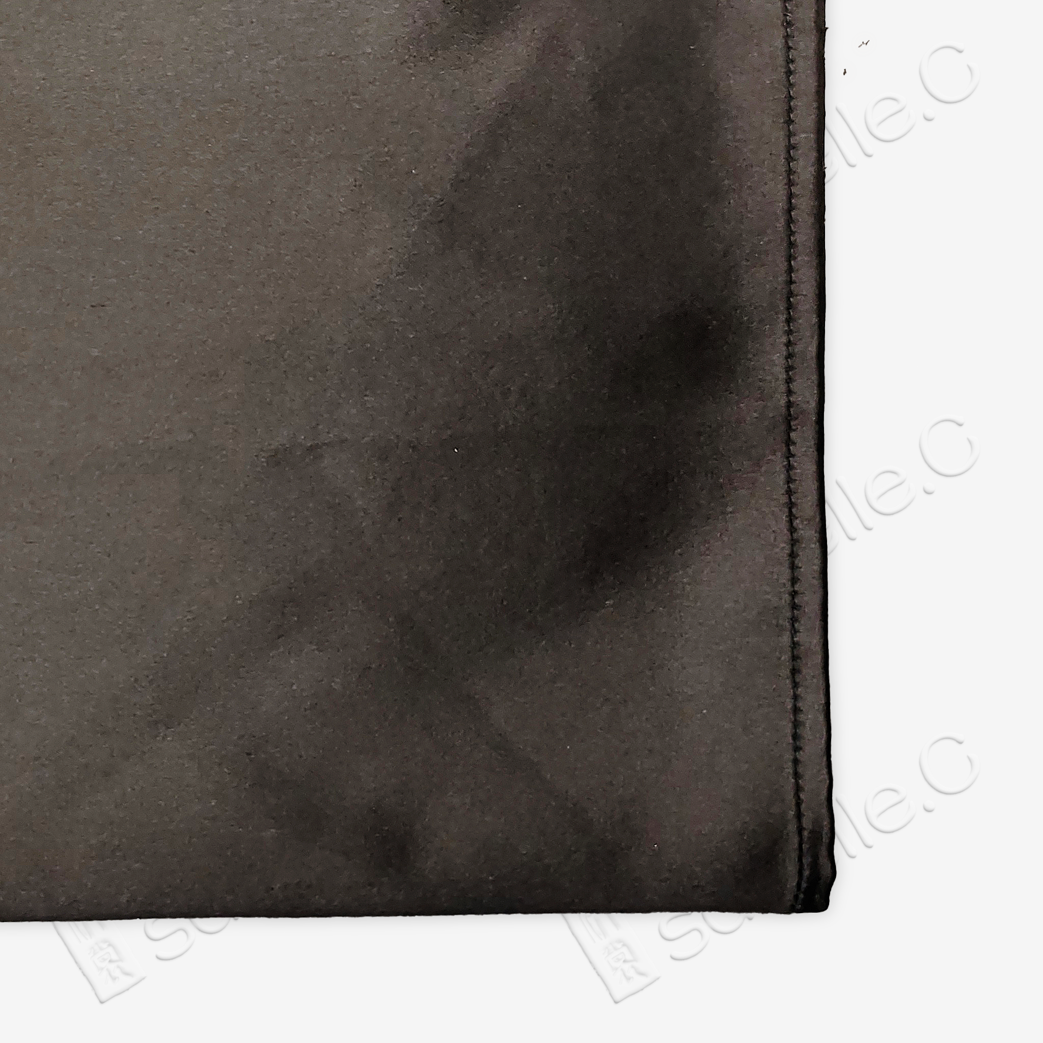 Genuine Leather Gambiered Canton Silk Skirt
