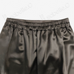 Genuine Leather Gambiered Canton Silk Skirt